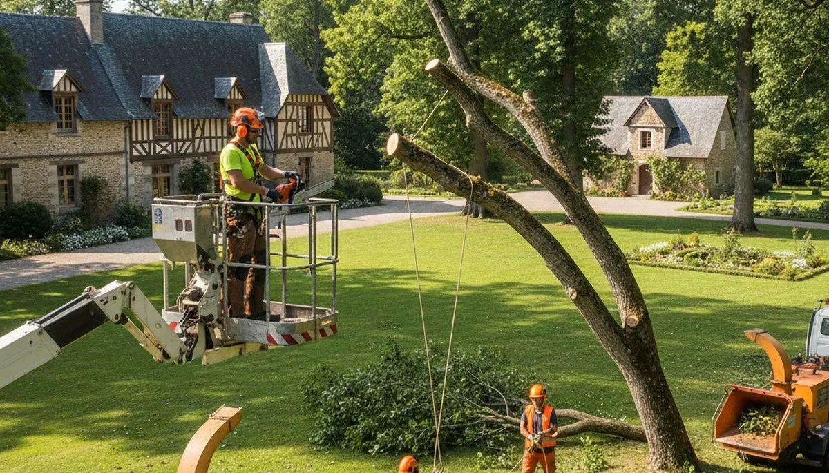 Tree service crew in Las Vegas, NV providing professional tree care and removal services